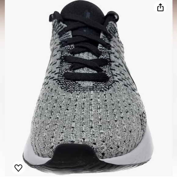 Nike Infinity React Flyknit 3 Black Grey Fog - Picture 2 of 9